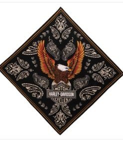 KHĂN VUÔNG ĐẠI BÀNG ĐEN HARLEY DAVIDSON 97653-23VW