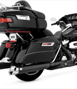 PÔ VANCE HINES SLIP-ON 5.5 INCH MÀU ĐEN LẮP HD TOURING "17- '20 46563 - BỘ