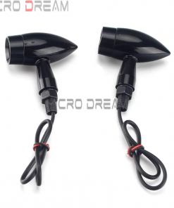 XI NHAN MINI PHÍA SAU LED BULLET 2IN1 MÀU ĐEN