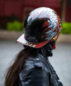 MŨ BẢO HIỂM 1/2 GANGSTER CUSTOM PAINT - XL