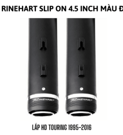 PÔ RINEHART SLIP-ON 4.5 INCH MÀU ĐEN LẮP HD TOURING 1995 - 2016 500-0109 - ĐÔI