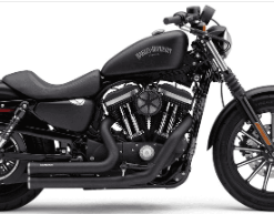 PÔ HIỆU COBRA FULL SYSTEM MÀU ĐEN LẮP HD SPORTSTER 2014 - 2020 6785B - BỘ