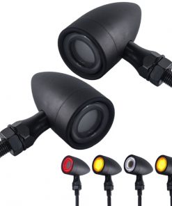 XI NHAN MINI LED 3IN1 MÀU ĐEN LẮP XE HARLEY DAVIDSON LK