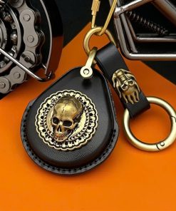 VỎ BỌC CHÌA KHOÁ CHẤT LIỆU DA HANDMADE LẮP XE HD