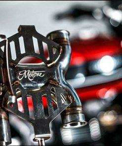X-PIPE HIỆU MOTONE BẦU KHÍ THẢI ĐỘ CHO TRIUMPH CLASSIC CÓ PAD MTE120 - CHIẾC